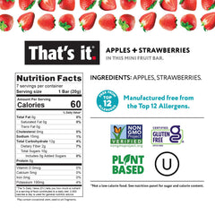 That's it. close-up of bar texture highlighting whole-fruit fiber and chew
