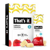 That’s it. apple + banana front packaging showing product and benefits