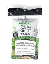 The Australian Carob Co. front packaging showing organic label and clean branding for healthy snacks