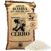 THE BLACK HOOF front packaging showing 1 kg bomba rice and product clarity benefit