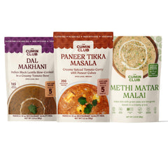 The Cumin Club front packaging showing variety pack and benefits