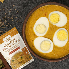 the cumin club simmer sauce in pan with chicken demonstrating quick meal prep