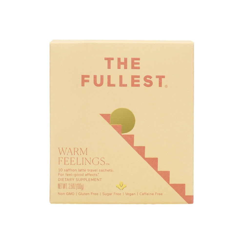 THE FULLEST front packaging showing ten single-serving sachets and product benefit