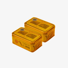 The Gathering Of Saffron front packaging showing premium two-pack freshness benefit