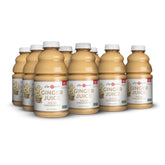 The Ginger People front packaging showing 32 fl oz bottle and label, clear branding and convenience
