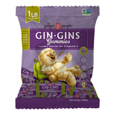 The Ginger People front packaging showing 1 lb gin gins for bold flavor