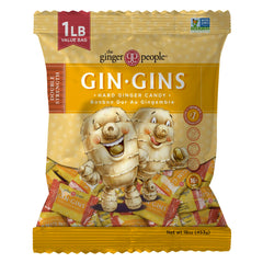 The Ginger People front packaging showing bold double strength label and size