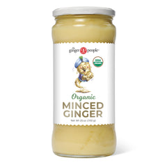 The Ginger People front jar shot showing label and 25 oz size for easy identification