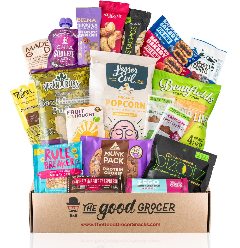 The Good Grocer front of box showing attractive gift-ready packaging and variety