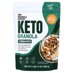 THE GRANOLA BAKERY front packaging showing 2.2 lb resealable bag and branding benefit