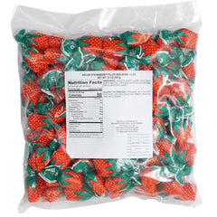 The Hampton Candy Company Arcor strawberry close-up of chewy center showcasing texture
