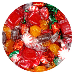 THE HAMPTON CANDY COMPANY front packaging showing a 4 lb bulk candy bag and easy storage