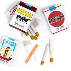 THE HAMPTON CANDY COMPANY unwrapped single gum stick displaying shape and shareability