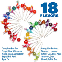 THE HAMPTON CANDY COMPANY close-up of individually wrapped mini lollipops, hygienic single-serve convenience