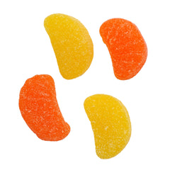 THE HAMPTON CANDY COMPANY citrus slices in a glass bowl ready for serving, easy sharing benefit