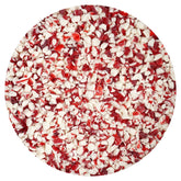 THE HAMPTON CANDY COMPANY front bag view showing 1-pound peppermint pieces, ideal for baking