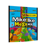 THE HAMPTON CANDY COMPANY front package showing colorful Mike and Ike Mega Mix benefits easy sharing