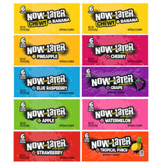 THE HAMPTON CANDY COMPANY front packaging showing colorful taffy assortment for easy selection