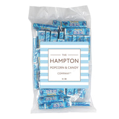 THE HAMPTON CANDY COMPANY close-up of individually wrapped PEZ showing hygienic packaging