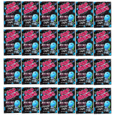 THE HAMPTON CANDY COMPANY front pack view showing 24 blue razz packets and bright branding, enticing sharing