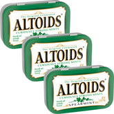 THE HAMPTON CANDY COMPANY spearmint front packaging showing tin and label, convenient freshening