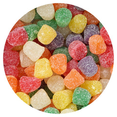 THE HAMPTON CANDY COMPANY front bag showing 2 lb bulk and flavor variety benefit