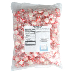 THE HAMPTON CANDY COMPANY close-up of red and white peppermint swirl highlighting classic look