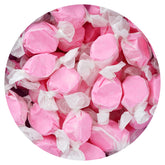 THE HAMPTON CANDY COMPANY front packaging showing 2-pound pink taffy bag and branding