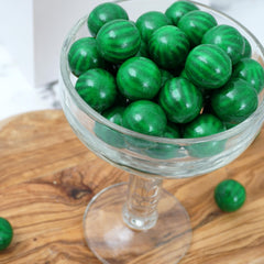 THE HAMPTON CANDY COMPANY gumballs loaded in machine ready to dispense for fun