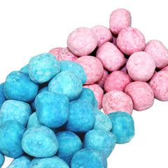 THE HAMPTON CANDY COMPANY close-up of powder-dusted bonbon texture, highlights non-sticky finish