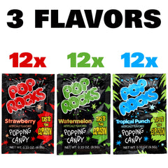 THE HAMPTON CANDY COMPANY close-up of Pop Rocks texture highlighting fizzy popping sensation