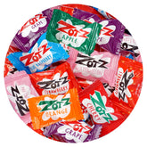 THE HAMPTON CANDY COMPANY Zotz front bag showing label and bulk size benefit