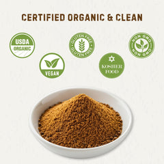 THE HOLLY TREE close-up texture of cumin powder revealing fine grind