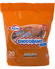 THE HONEST PRICE STORE front packaging of Ramo Chocoramo Mini showing count and weight