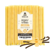 The Honey Jar front packaging showing vanilla honey sticks and count benefits