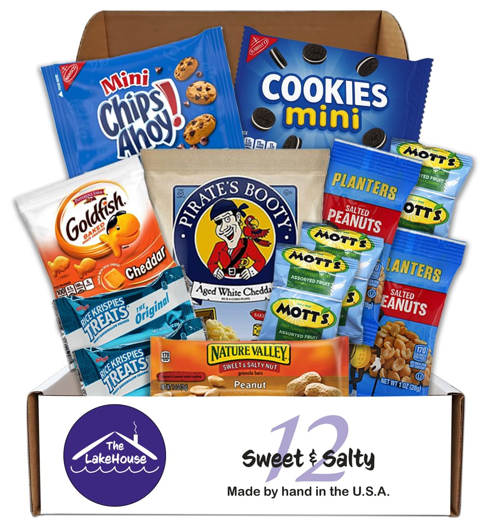 The LakeHouse snack box front packaging showing brand and variety — perfect gift