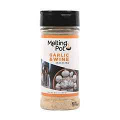The Melting Pot front packaging showing label and shaker, highlights brand and convenience