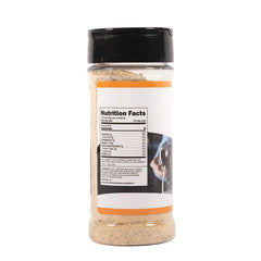 The Melting Pot shaker close-up showing texture, brand clarity and easy-grip benefit