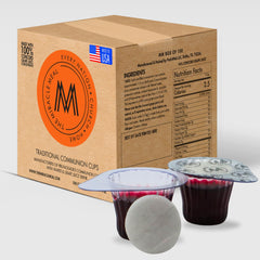The Miracle Meal front packaging showing box of 100 cups and wafer convenience