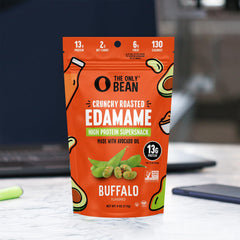 The Only Bean held in hand to show pack size and portability