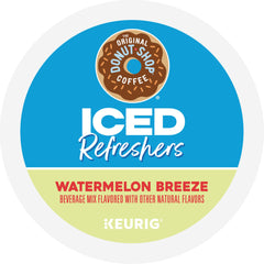 The Original Donut Shop brewed over ice in a tumbler providing a chilled refreshment