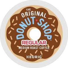 The Original Donut Shop brewed cup pouring into mug, shows consistent flavor benefit