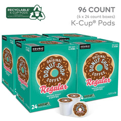 The Original Donut Shop close-up K-Cup pod, clear view of lid and convenience
