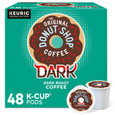 The Original Donut Shop front packaging showing dark roast benefit of bold flavor