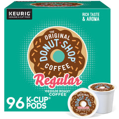 The Original Donut Shop front packaging showing brand and quantity, easy stocking benefit