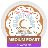 The Original Donut Shop front packaging showing product and flavor benefit