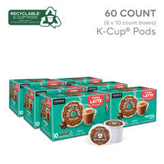 Close-up of a single The Original Donut Shop mocha K-Cup pod highlighting convenience
