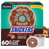The Original Donut Shop front packaging showing SNICKERS flavor and convenience