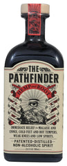 The Pathfinder bottle front view showing label clarity and non-alc mixer benefit