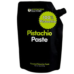 The Pistachio Factory front jar showing label and clean packaging benefit: clear ingredient trust